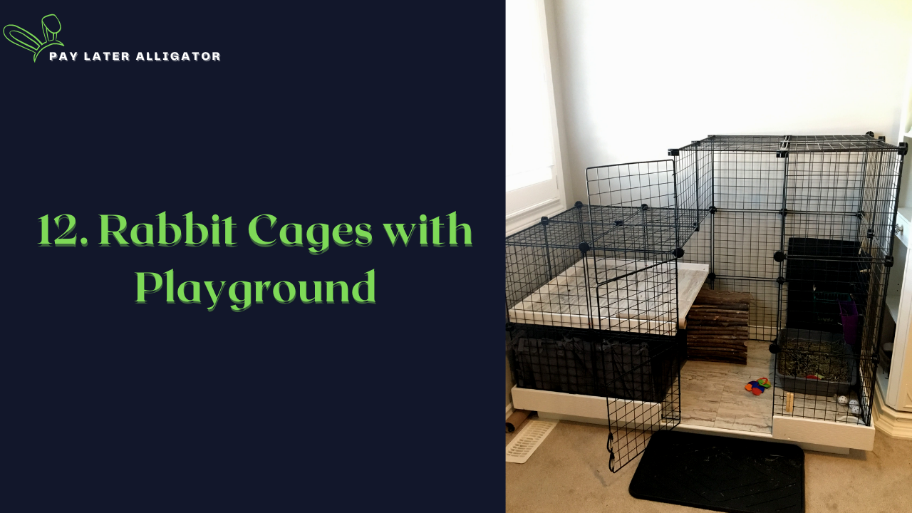 Rabbit Cages with Playground