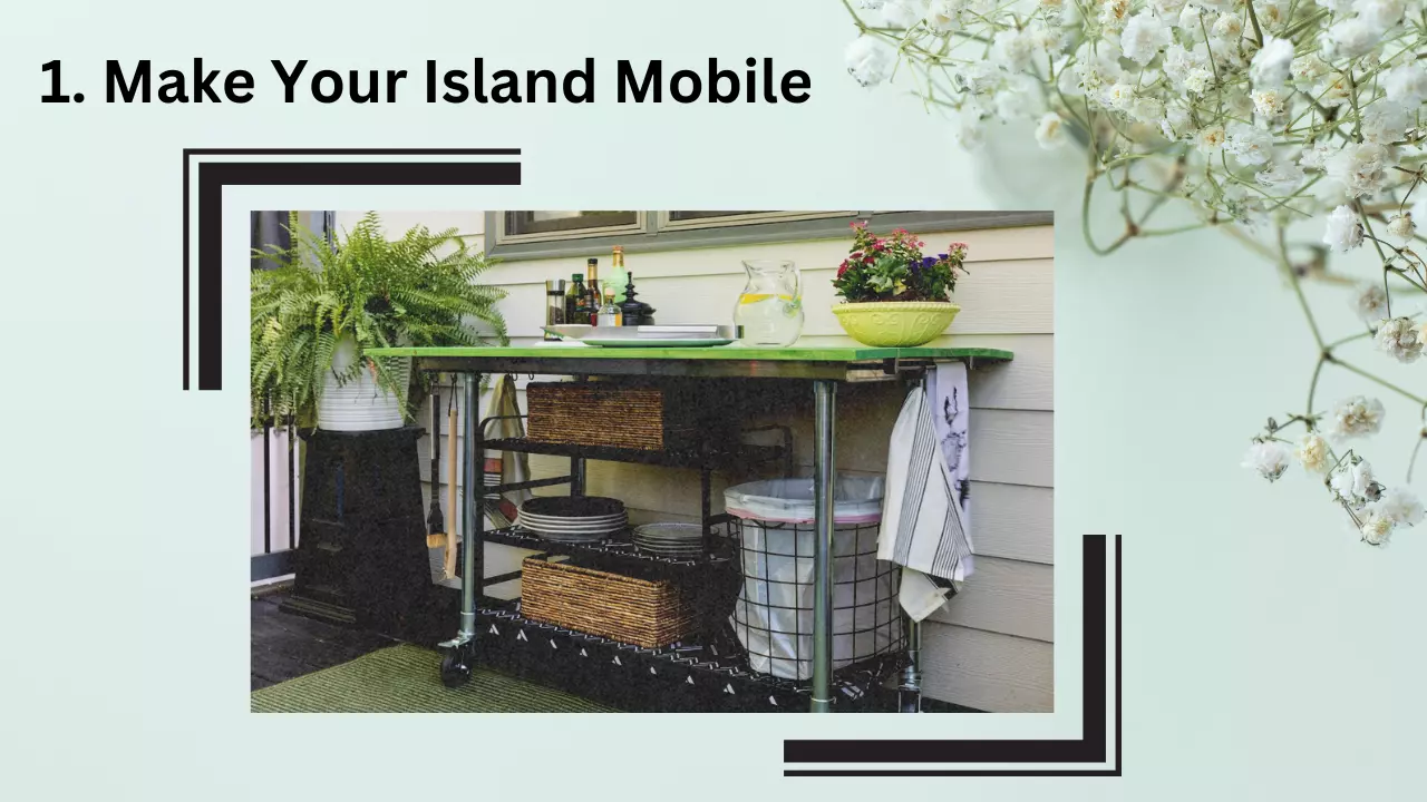 Make Your Island Mobile - Outdoor Kitchen Ideas