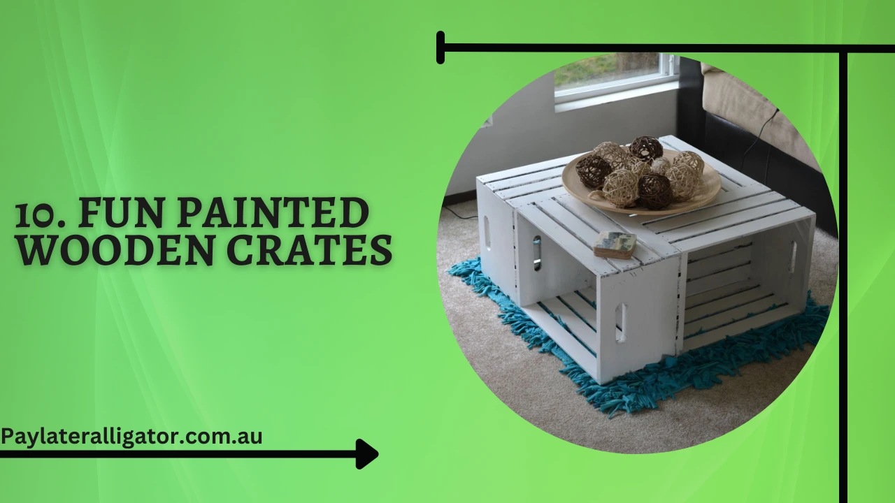 Easy and Fun Painted Wooden Crates