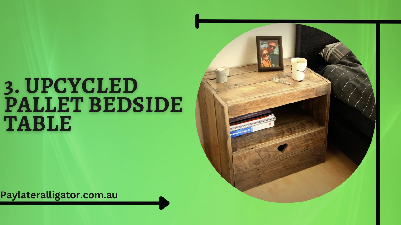 An Upcycled Pallet Bedside Table