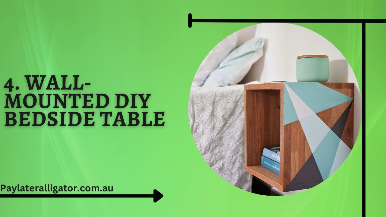A Wall-Mounted DIY Bedside Table