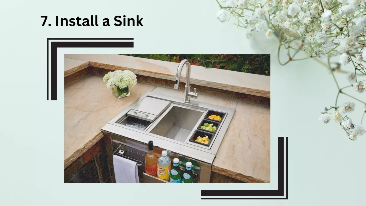 Install a Sink in Your Outdoor Kitchen