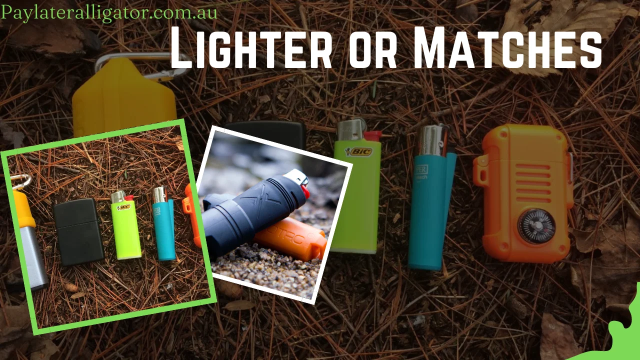 Lighter or Matches For Camping 