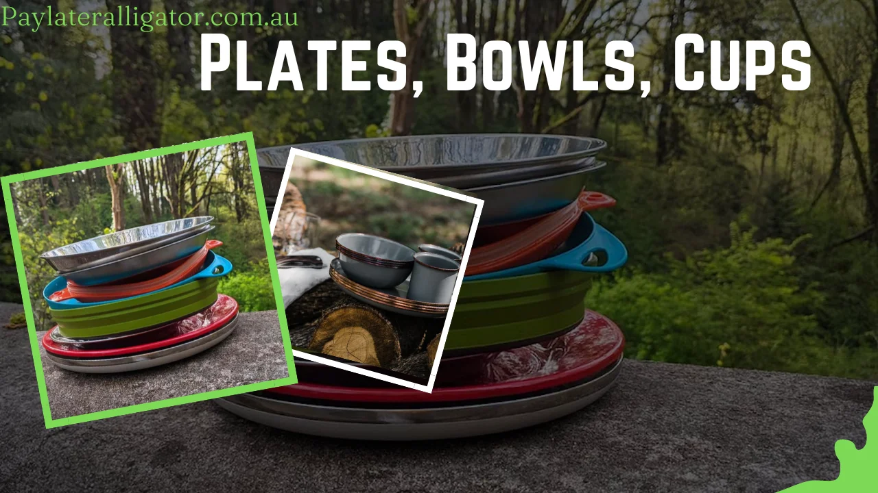 Plates, Bowls, Cups, and Utensils For Camping 