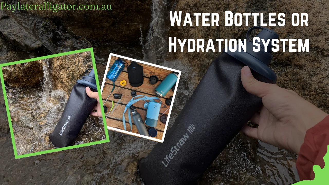 Water Bottles or Hydration System For Camping 