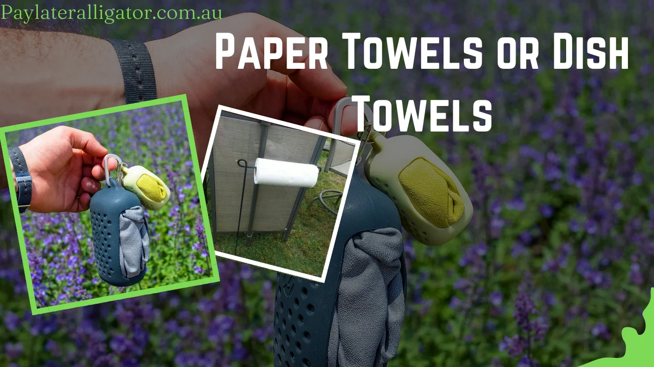 Paper Towels or Dish Towels For Camping 
