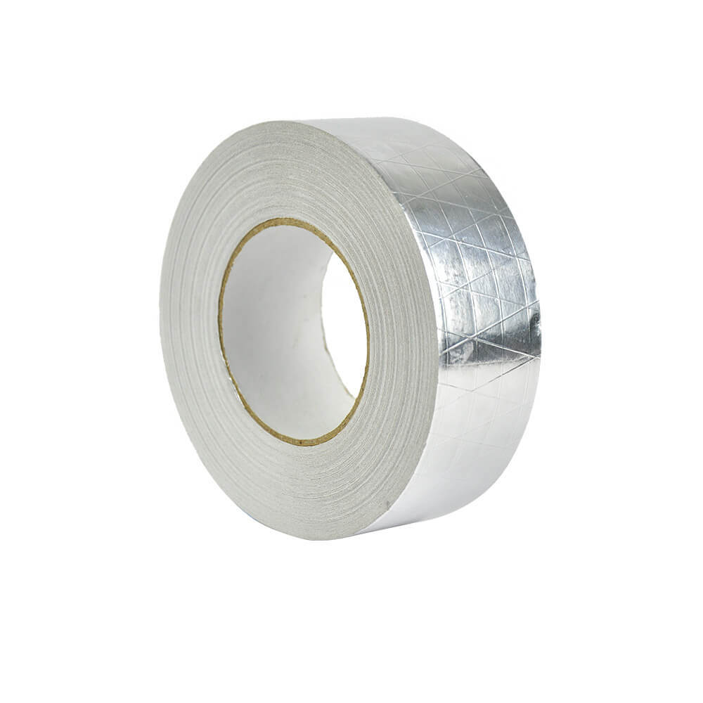 Reinforced Aluminium Foil Tape Insulation Heating Duct Silver 50mm x ...