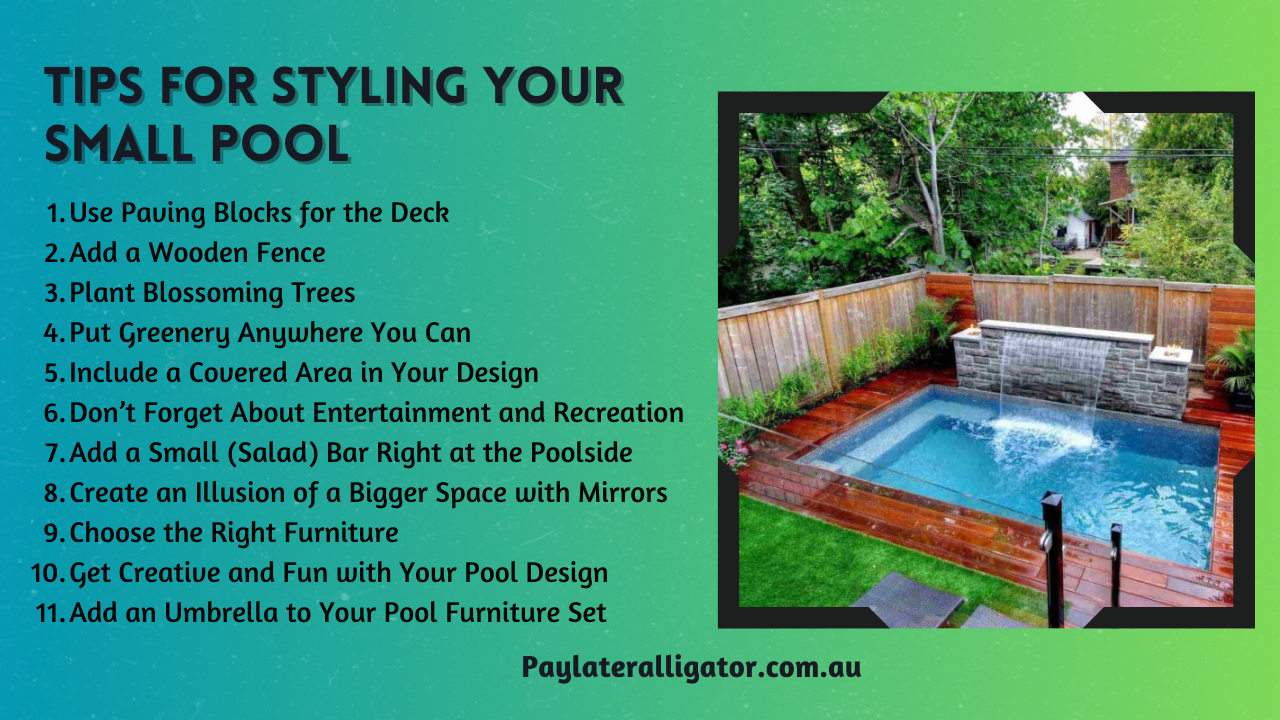 Tips for Styling Your Small Pool in Backyard