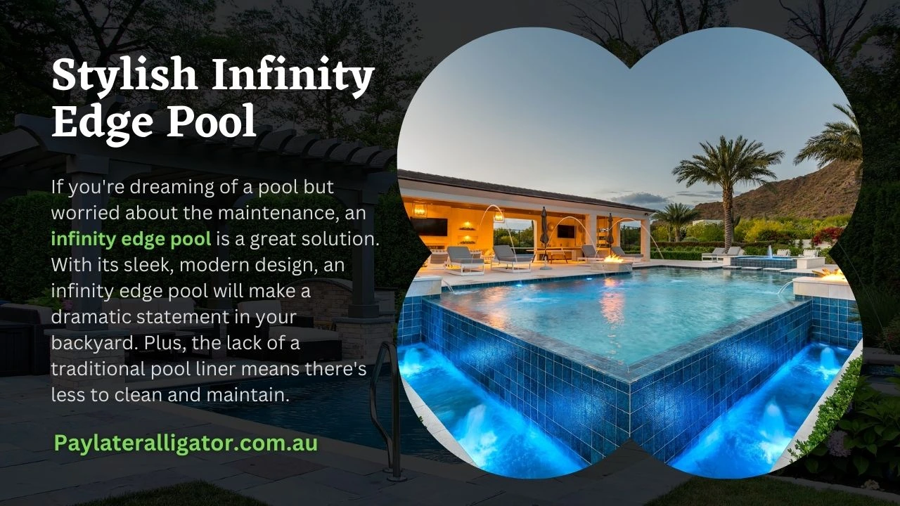 Stylish Infinity Edge Pool
