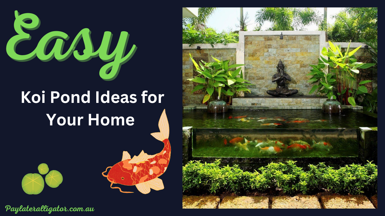 20+ Amazing Koi Pond Ideas for Your Home with Small DIY Designs