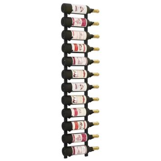 Wall Mounted Wine Rack for 12 Bottles Iron