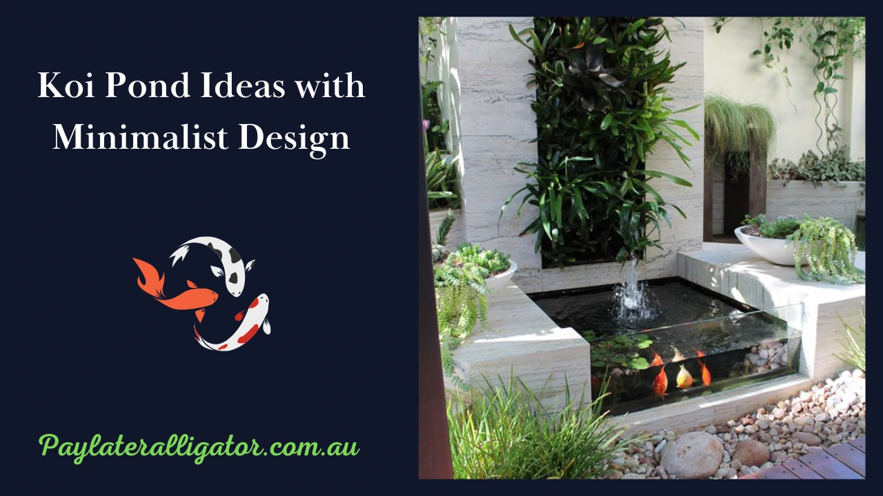 Koi Pond Ideas with Minimalist Design