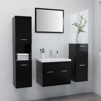 Bathroom Furniture Set Engineered Wood