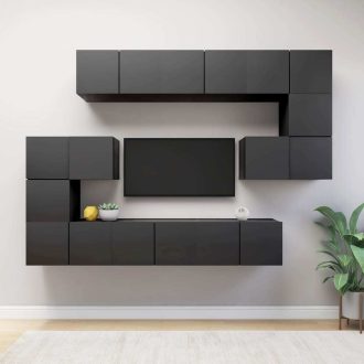 Arcata TV Cabinet Set Engineered Wood