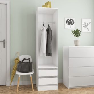 Wardrobe with Drawers 50x50x200 cm Engineered Wood