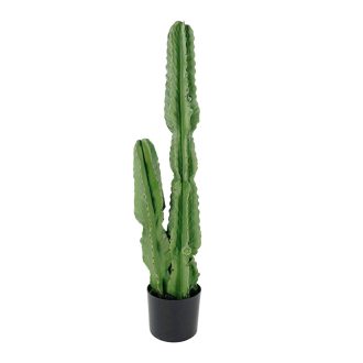 95cm Green Artificial Indoor Cactus Tree Fake Plant Simulation Decorative 2 Heads