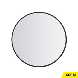 Wall Mirror Round Shaped Bathroom Makeup Mirrors Smooth Edge