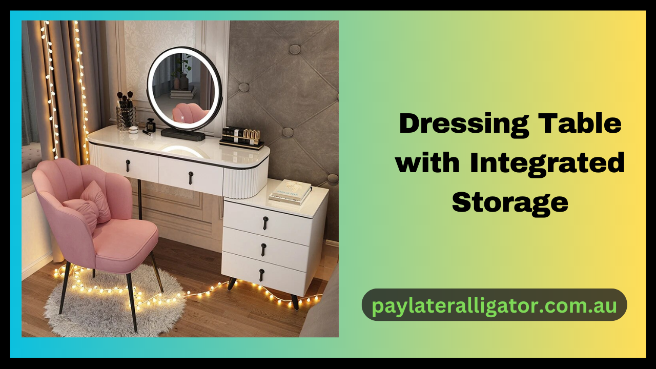 Dressing Table with Integrated Storage