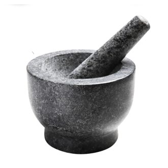 Solid Stone Food Preparation Unpolished Granite Spice Herb Grinder Kitchen Tools