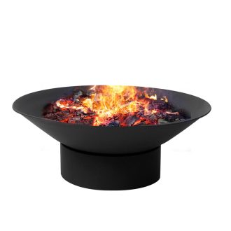 2 IN 1 Steel Fire Pit Firepit Pits Bowl Garden Outdoor Patio Fireplace Heater