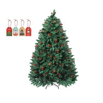 Christmas Tree Pinecone Decorated Xmas Home Garden Decorations