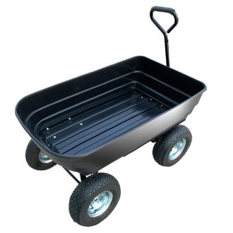 Garden Dump Cart Dumper Wagon Carrier Wheel Barrow