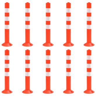 Traffic Control Bollards pcs Plastic 75 cm