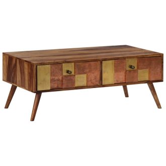 Coffee Table 100x50x39 cm Solid Sheesham Wood