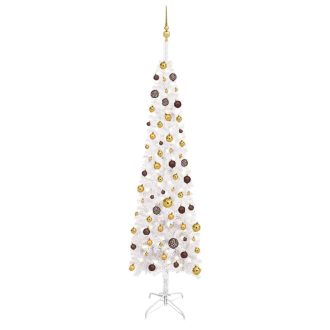 Slim Christmas Tree with LEDs&Ball Set