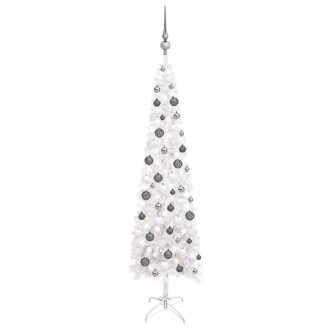 Slim Christmas Tree with LEDs&Ball Set