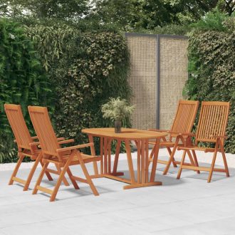 Folding Garden Chairs Solid Wood Eucalyptus