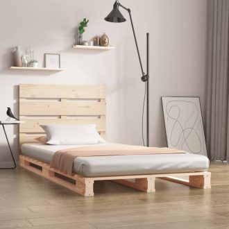 Arcadia Bed Frame 100x200 cm Solid Wood Pine