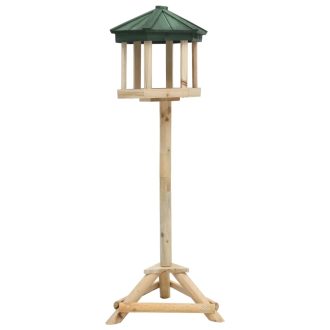 Standing Bird Feeder Solid Firwood 33×106 cm