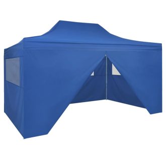 Foldable Tent Pop-Up with 4 Side Walls 3×4.5 m