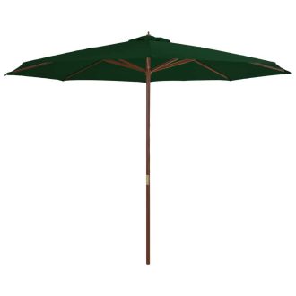 Outdoor Parasol with Wooden Pole 350 cm