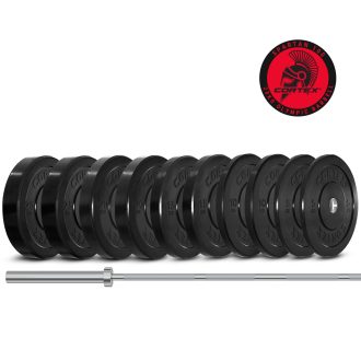 CORTEX 170kg Black Series Bumper Plate Set