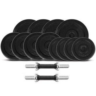 CORTEX 40kg Cast Iron Dumbbell Weight Set (Standard)