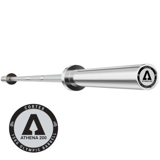 CORTEX ATHENA200 7ft 15kg Womens’ Olympic Barbell with Lockjaw Collars