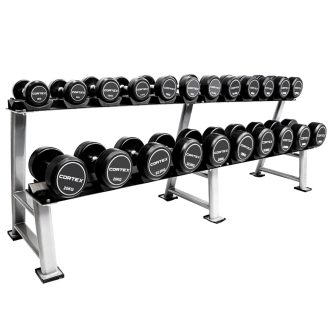 Pro Fixed Dumbbell Set 5-30Kg + Stand