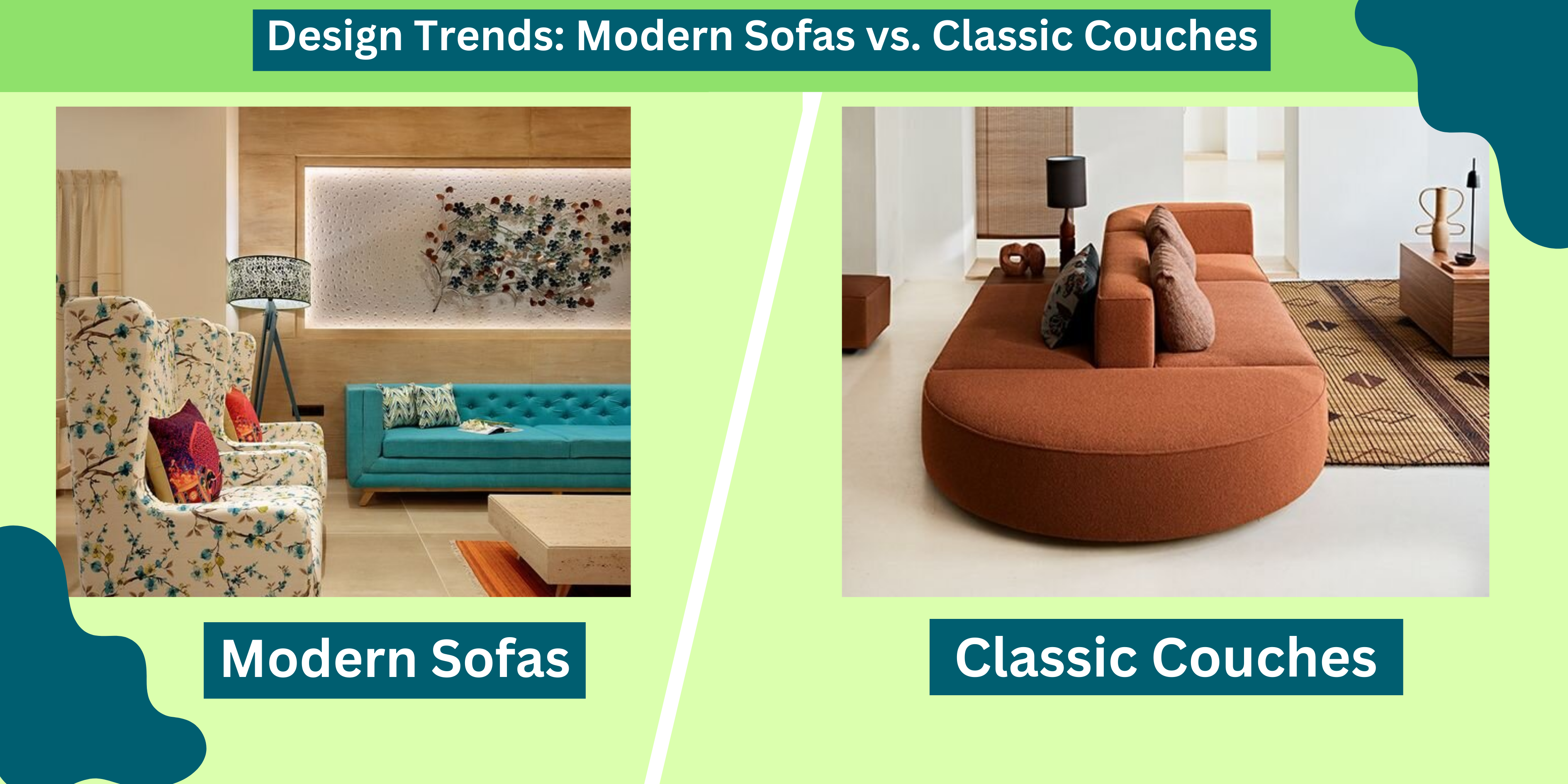 Design Trends Modern Sofas vs. Classic Couches