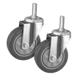 2X 4″ Heavy Duty Polyurethane Swivel Castor Wheels