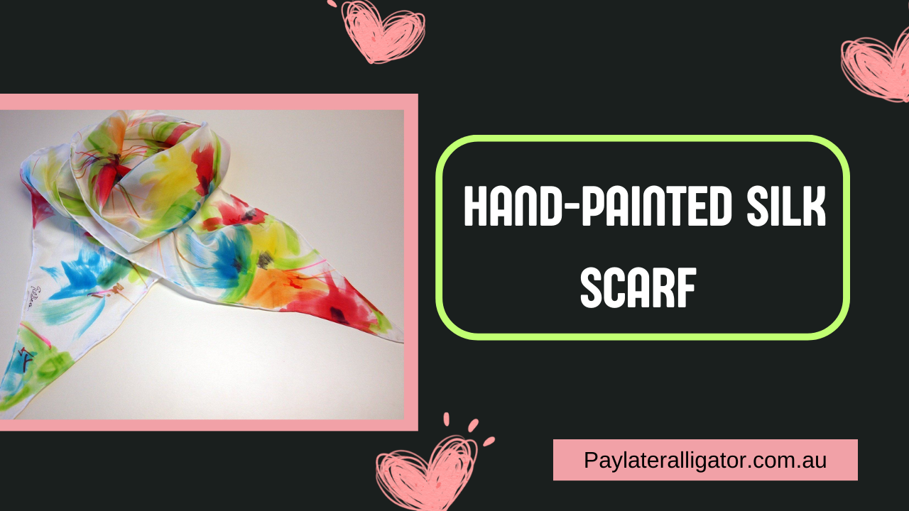 Hand-painted Silk Scarf 