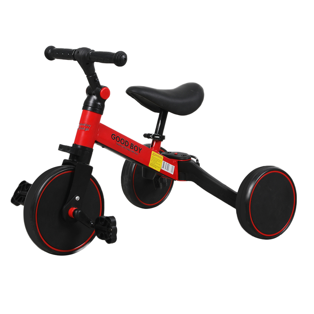 3in1 Kids Tricycle Toddler Balance Bike Ride on Toys Toddler Push