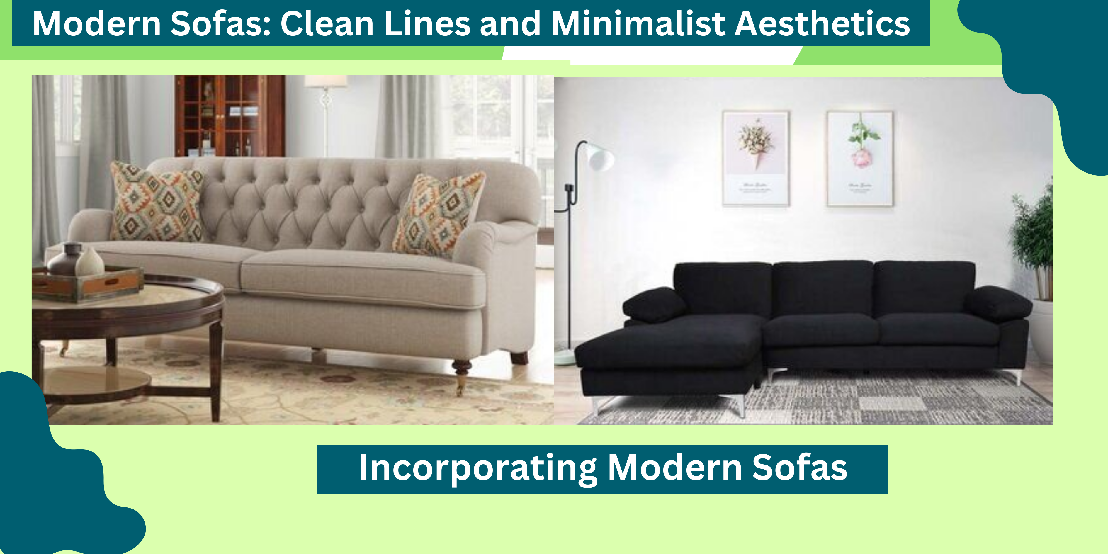 Modern Sofas Clean Lines and Minimalist Aesthetics