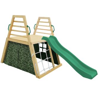 Cooper Climbing Frame & 1.8m Green Slide Set