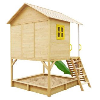 Warrigal Cubby House set- Green Slide