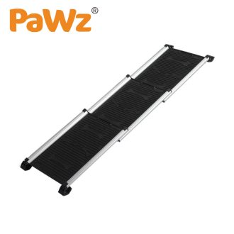 Dog Ramp Pet Stairs Steps Ramps Ladder Foldable Portable Aluminum Non-slip