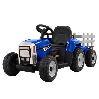 Ride On Car Tractor Trailer Toy Kids Electric Cars 12V Battery