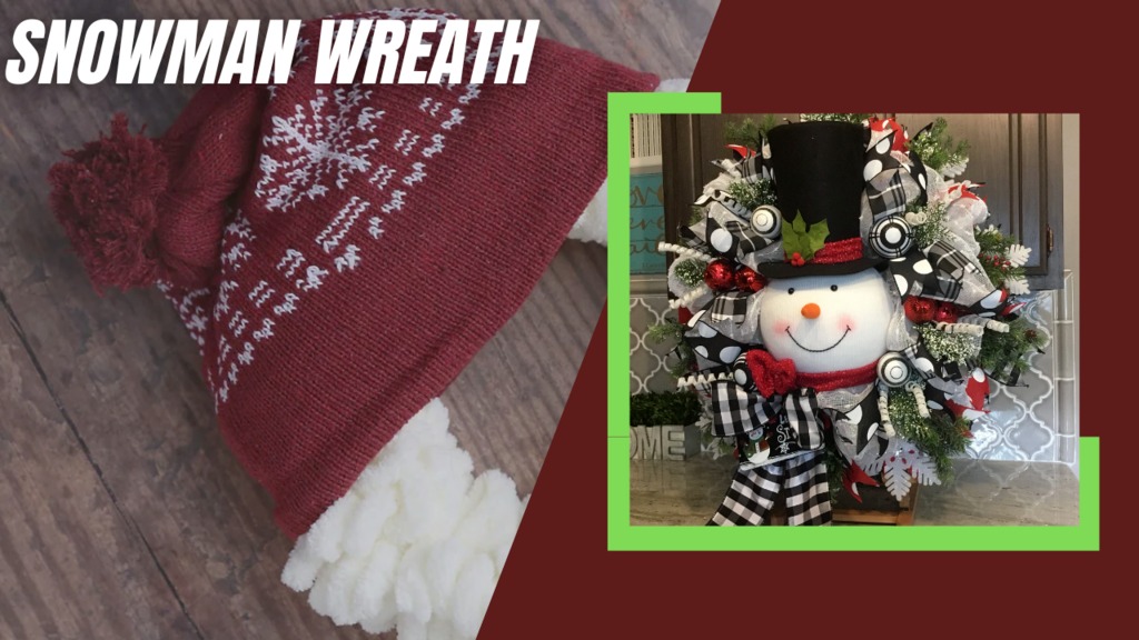 Snowman Wreath
