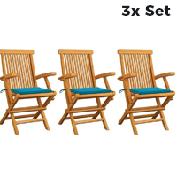 3X Garden Chairs